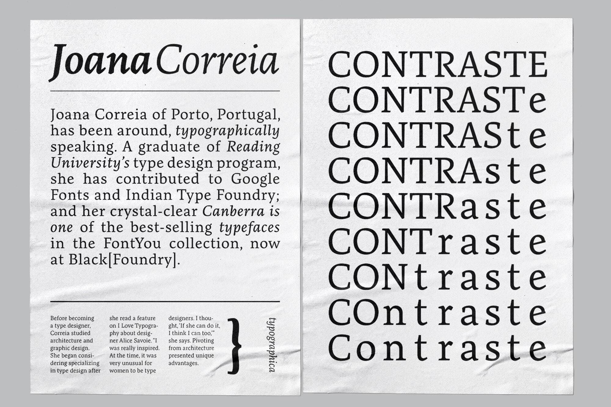 artigo specimen poster front